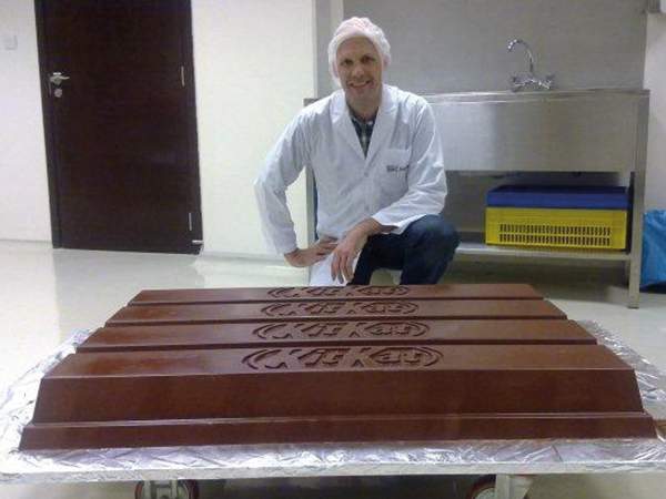 Moule à chocolat thermoformé, Kit Kat géant
